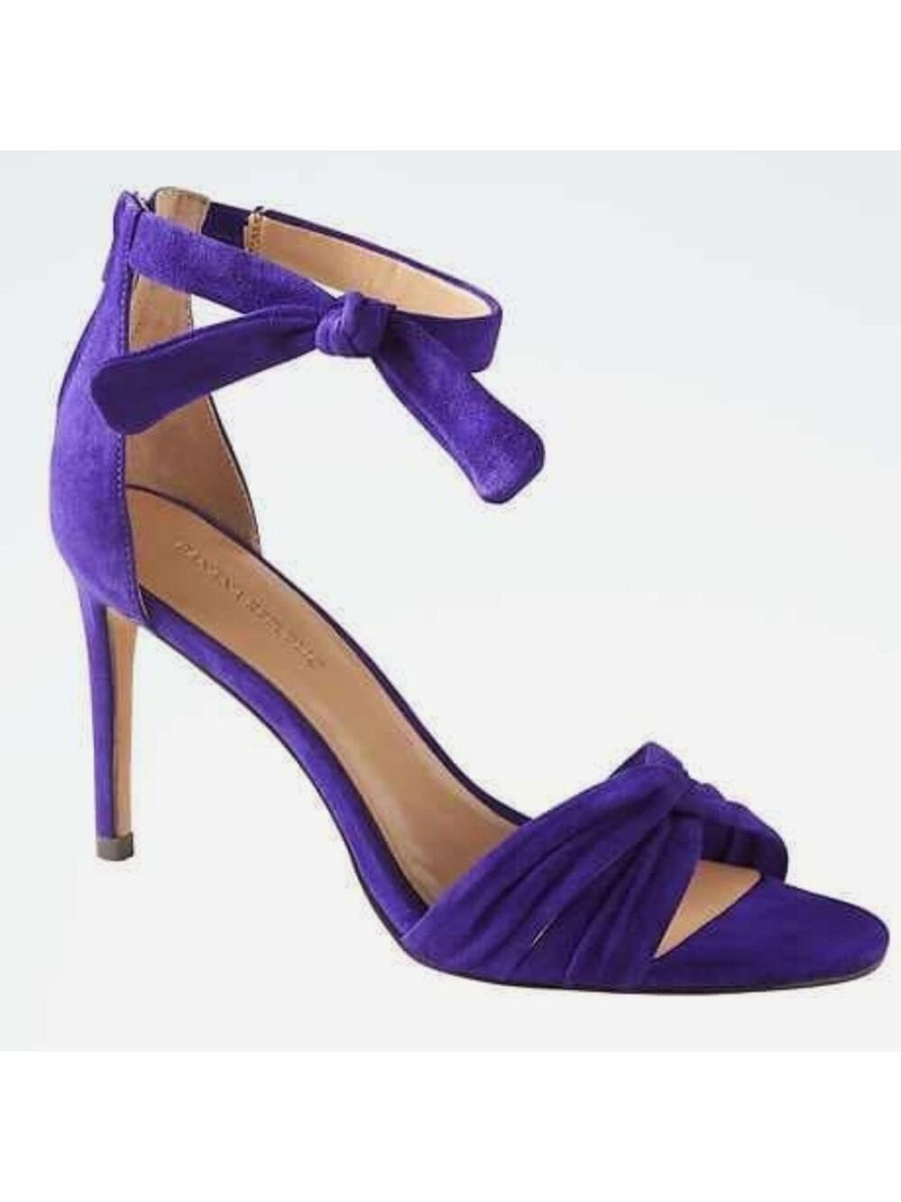 Purple Suede Women's Heels